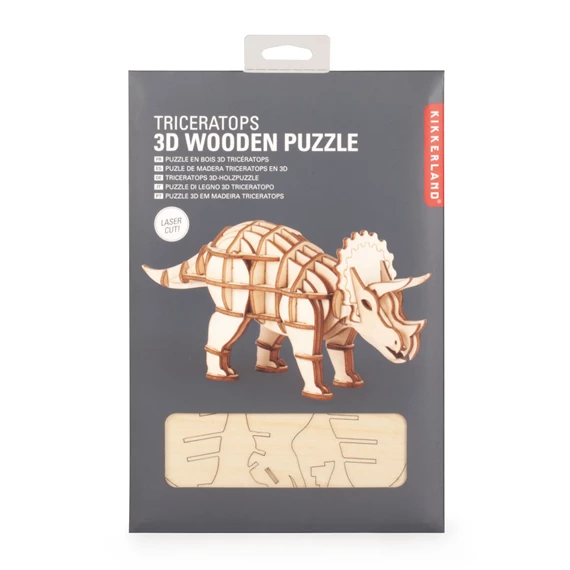 3D puzzle, Triceratops