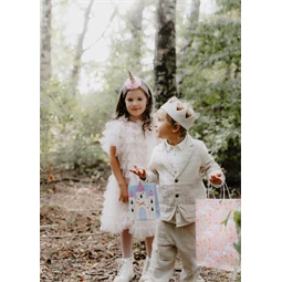 Ajándéktasak kastély 14x8x20 cm mix