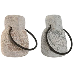 Ajtótámasz kopogtató 15x15x25 cm