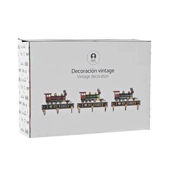 Akasztó falra 29x8x20 cm 3 féle