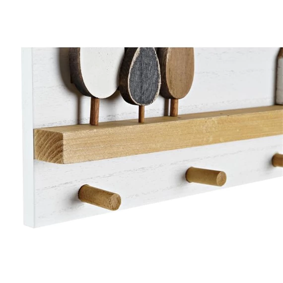 Akasztó falra házakkal 40x4x17 cm