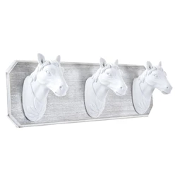 Akasztó falra lovakkal 38x9x11 cm