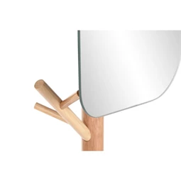 Akasztó tükörrel 33x33x185 cm