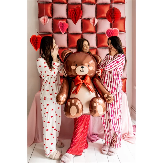 Álló fólia lufi maci 59x88 cm mix