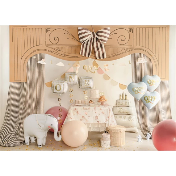 Álló lufi torta fólia 70x100 cm keverék