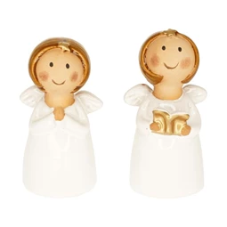 Angyal könyvvel álló 4x3,6x7,4 cm 2 féle