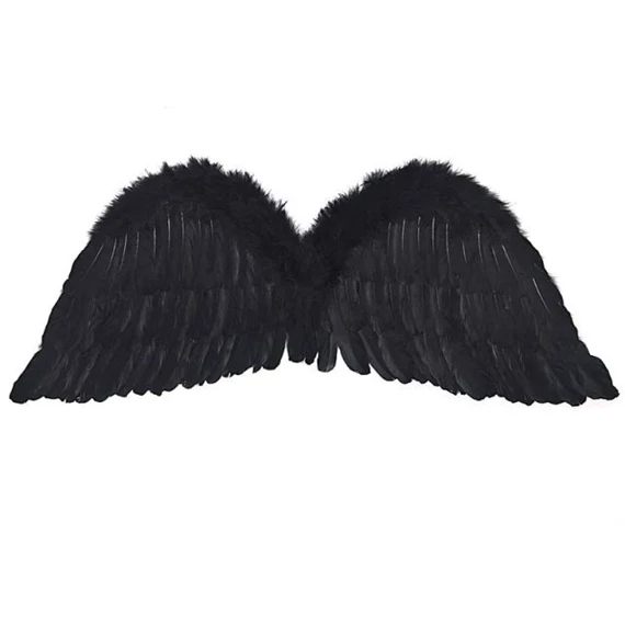 Angyalszárny toll 75x30 cm fekete