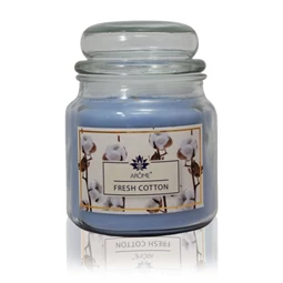 Aromagyertya üvegben - Friss pamut 424 g