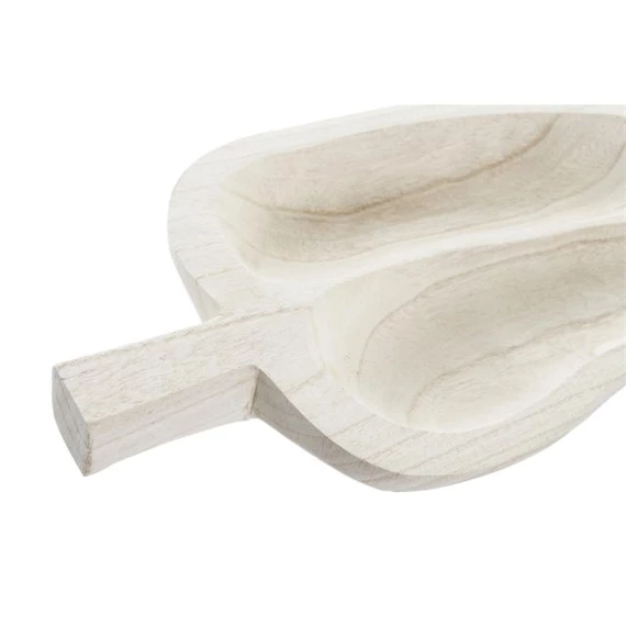 Asztali kínáló levél alakú 48,5x21x5 cm