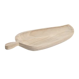 Asztali kínáló levél alakú 49x23x3 cm