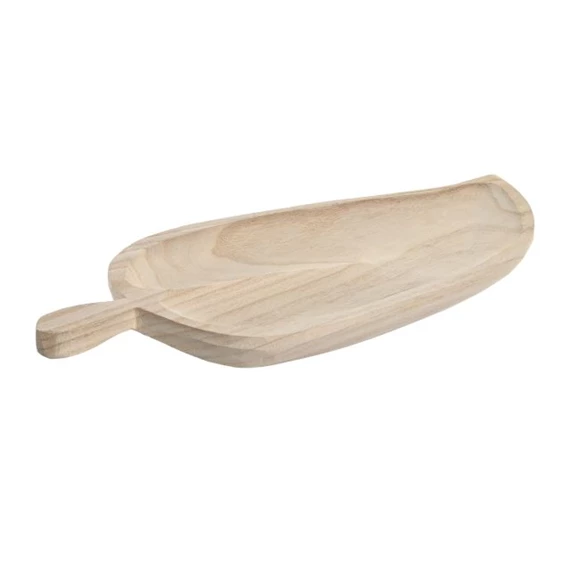 Asztali kínáló levél alakú 49x23x3 cm