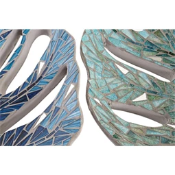 Asztali kínáló levél alakú 45x36x9 cm 2 féle