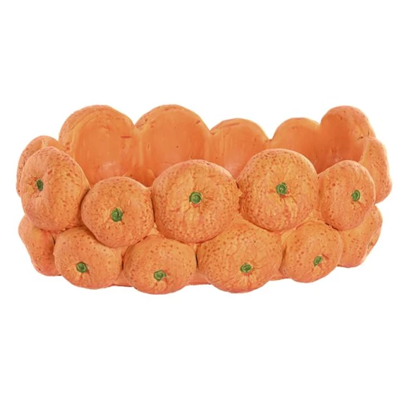 Asztali kínáló, narancs 24x16x9 cm