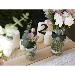 Asztalszámok fekete 24-26 cm S/11