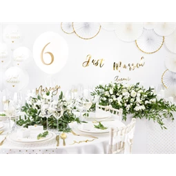 Asztalterítő fehér 300 cm