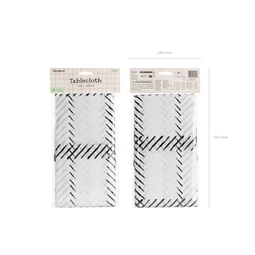 Asztalterítő masnikkal, kockás 180x120 cm színkeverék