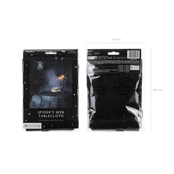 Asztalterítő pókhálós 124 cm