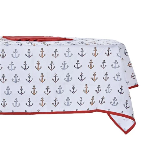 Asztalterítő szett tengeri mintás 150x150x0,5 cm 2 féle S/5