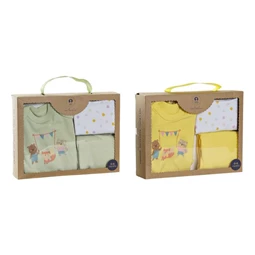 Baba szett 0-6 hónapos korig, ruha 25x1x25 cm 2 féle S/3