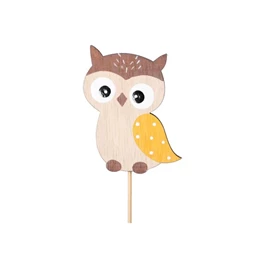 Bagoly betűzős 6,5x8 cm S/8