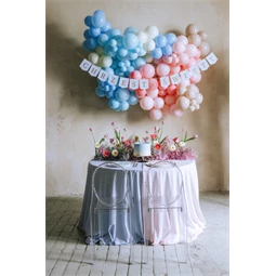 Banner Chrzest Święty 2 m világoskék