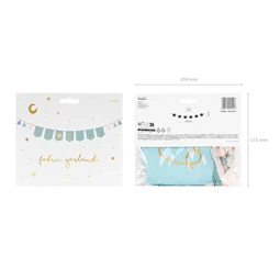 Banner oh baby bojtokkal 2,5 m égkék