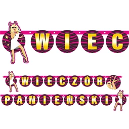 Banner `wieczor panienski` 2 m