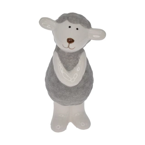 Bárány gyapjúval álló 5,5x4,5x11,5 cm