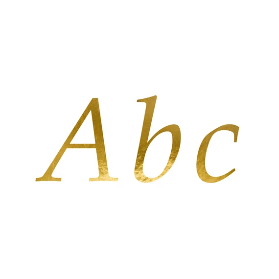 Betű matrica arany 7 cm