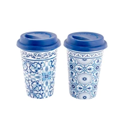 Bögre mozaikos 10x10x14 cm 400 ml 2 féle