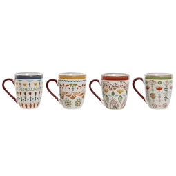 Bögre népies 320 ml 11,5x8,5x10 cm 4 féle