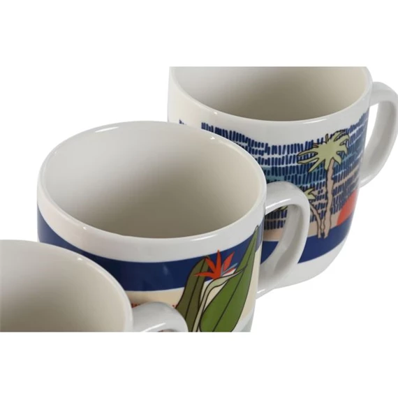 Bögre növénnyel 380 ml 12x8,5x10 cm 3 féle