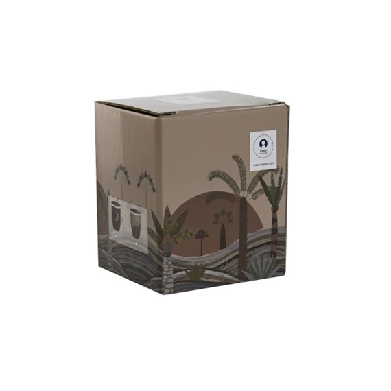 Bögre pálmafás 380 ml 12x9x11 cm 2 féle