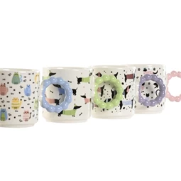 Bögre 15x8,5x9,5 cm 4 féle