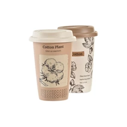 Bögre 9,5x9,5x14 cm 390 ml 2 féle