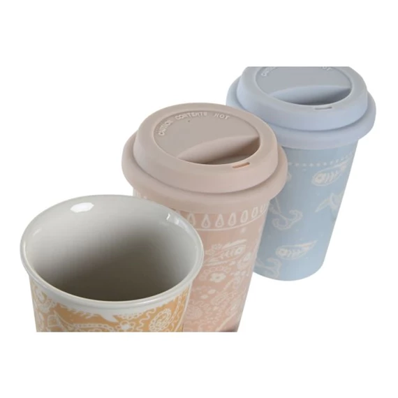 Bögre 10x10x14 cm 400 ml 3 féle