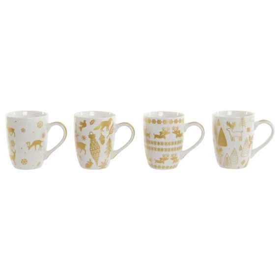 Bögre szett 8x12x10 cm 360 ml S/4