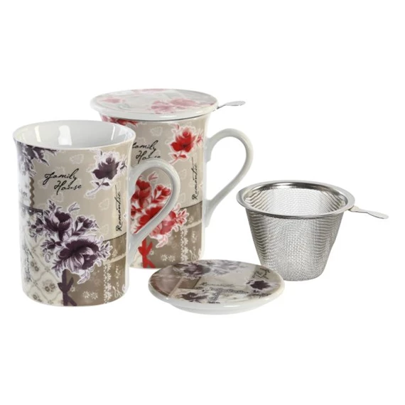 Bögre teás, klasszikus 11x8,5x11 cm 280 ml 2 féle