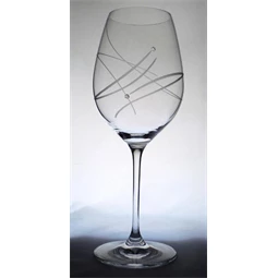 Boros pohár Swarovski kristállyal 470 ml 24x9,3 cm S/6