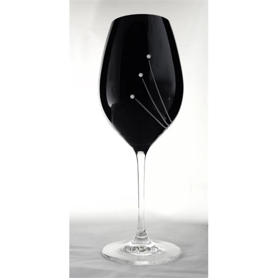Boros pohár Swarovski kristállyal 470 ml 24x9,3 cm S/2