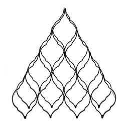 Bortartó állvány 38x15x43 cm