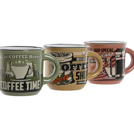 Csésze felirattal 9x6,5x6,5 cm 3 féle