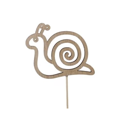 Csiga betűzős 10x8 cm S/6