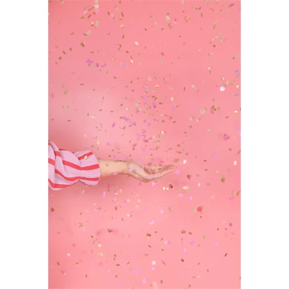 Csillag és macska alakú konfetti kilövő 20 cm