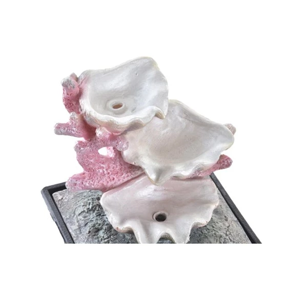 Csobogó LED-es kagyló 13x13x18 cm 2 féle