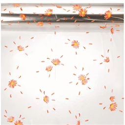 Csomagoló fólia virág mintával 1x50 m