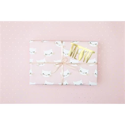 Csomagolópapír macska, mix, 70x200 cm S/2