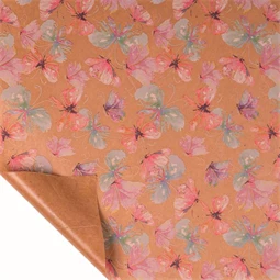 Csomagolópapír pillangó mintával, vízálló 0,8x20 m