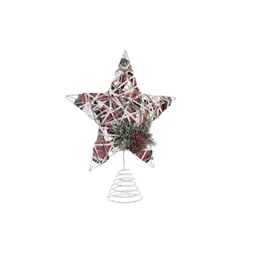 Csúcsdísz LED-es csillag 25x5x30 cm