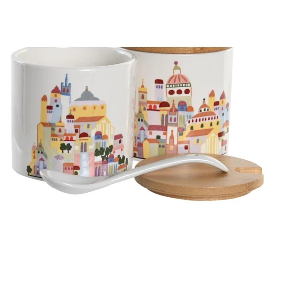 Cukortartó házakkal 7,5x7,5x7,5 cm 2 féle